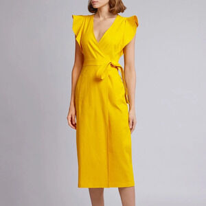 New* A.L.C.‎ Yellow Walker Dress